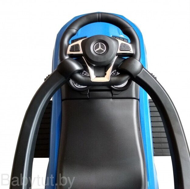 Автомобиль каталка Chi Lok Bo Mercedes AMG с ручкой синий