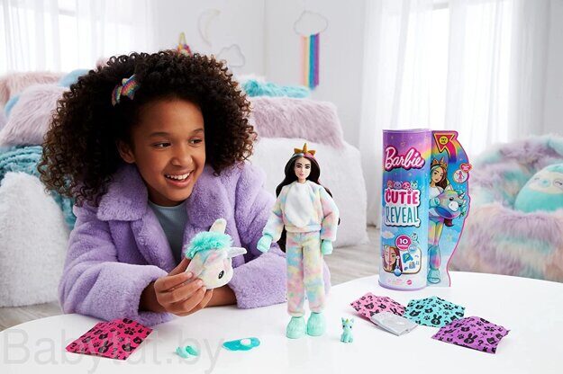 Кукла Barbie Cutie Reveal Единорог HJL58