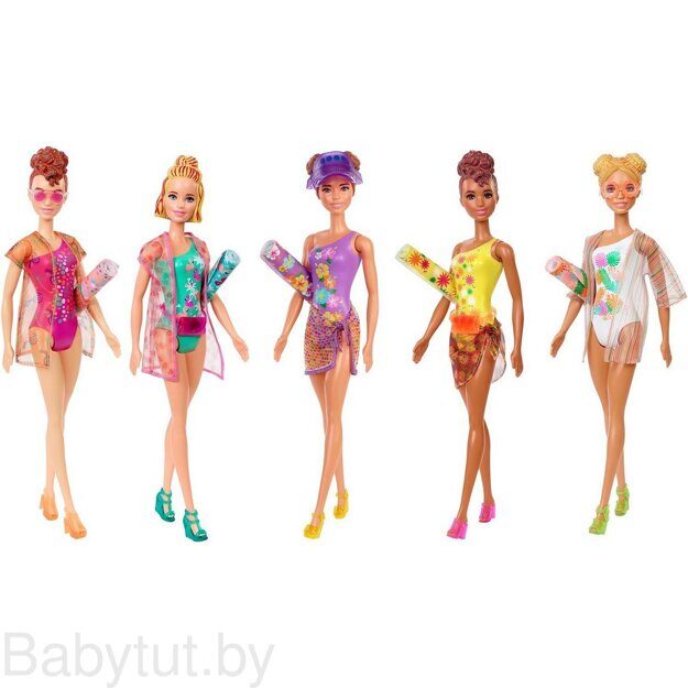 Кукла-cюрприз Barbie Color Reveal 7 серия Holiday GTR95