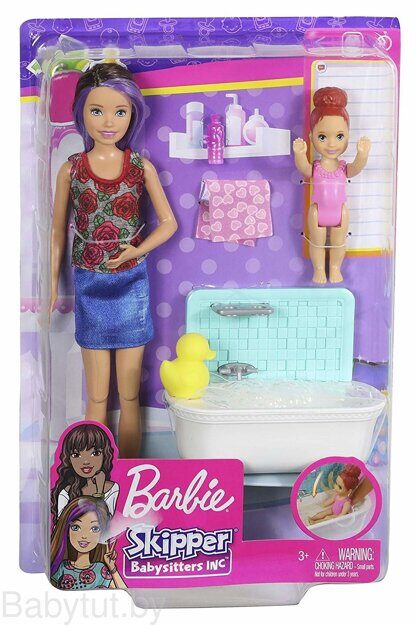 Кукла Barbie Скиппер и набор мебели FXH05