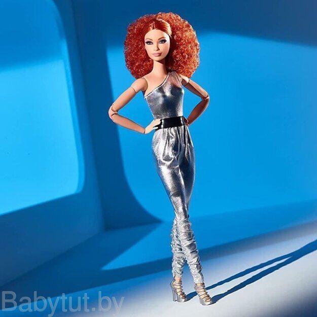 Кукла Barbie Looks Рыжеволосая с вьющимися волосами HBX94
