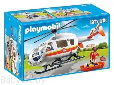 Конструктор Вертолет скорой помощи Playmobil 6686