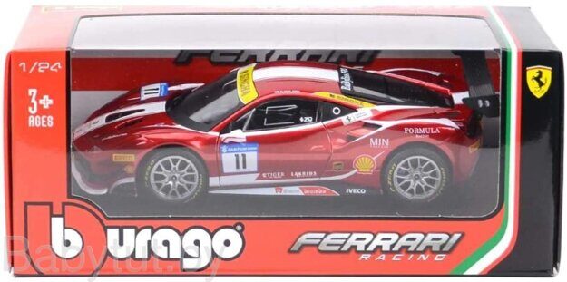 Модель автомобиля Bburago 1:24 - Феррари 488 Challenge Formula Racing