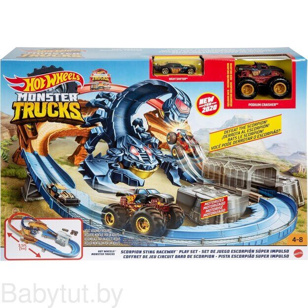 Набор Hot Wheels Monster Truck Гонка со скорпионом GNB05
