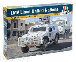 Сборная модель многоцелевого бронированного автомобиля ITALERI 1:35 - LMV LINCE ООН