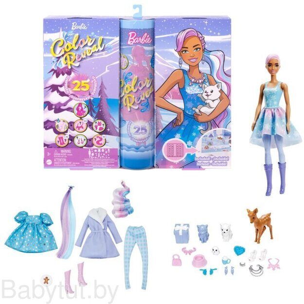 Адвент календарь Barbie Color Reveal HJD60