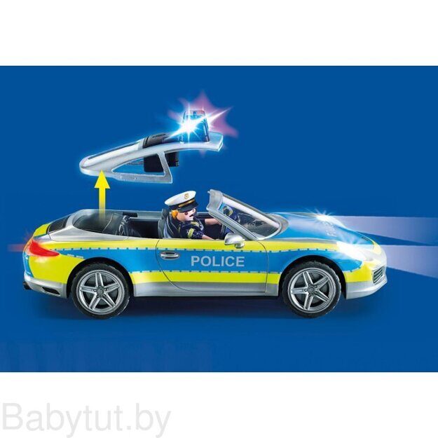 Конструктор Порше 911 Carrera 4S полицейский Playmobil 70066