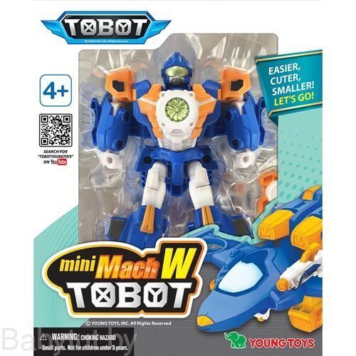 Игрушка из пластмассы Tobot "Мини Тобот МЭХ W" 301061
