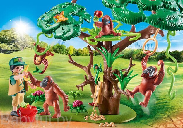 Конструктор Орангутаны на дереве Playmobil 70345
